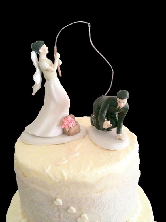 Brisbane Wedding Cake Topper Closeup